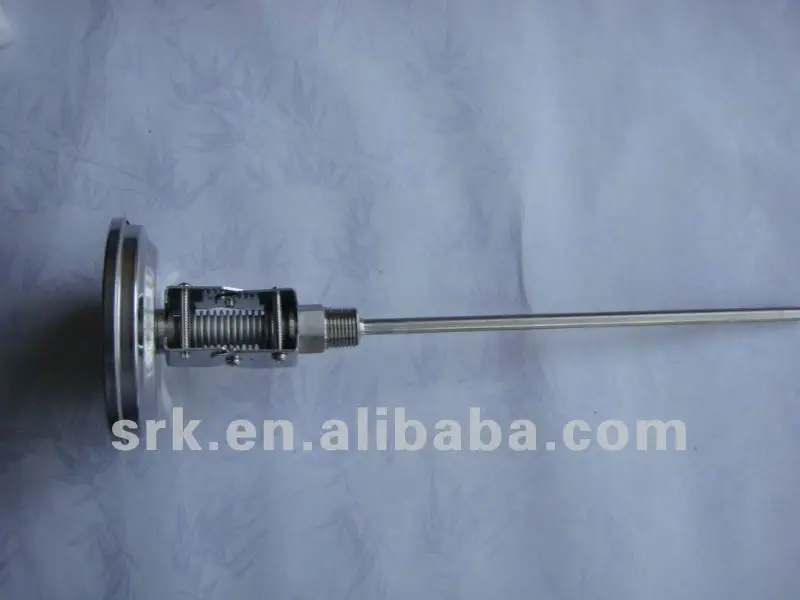 3" Dial bimetal thermometer with universal angle ,SS304