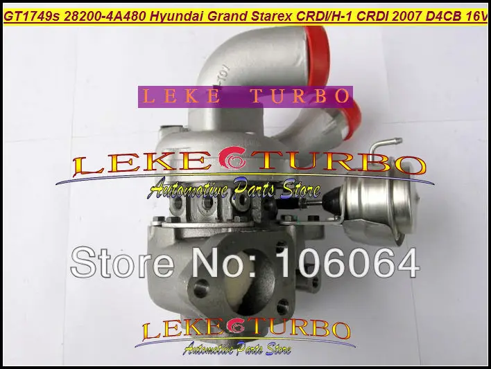 GT1749S 28200-4A480 53039880127 Turbine Turbocharger For Hyundai Grand Starex CRDI H-1 CRDI 2007 Engine D4CB 16V (4)