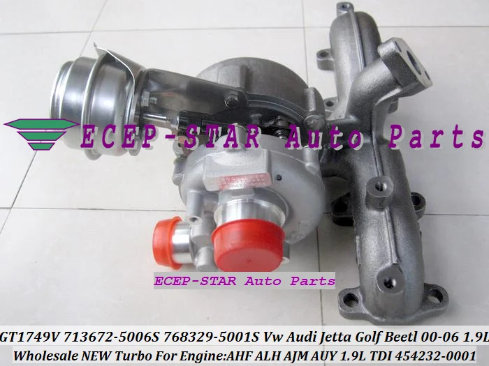 GT1749V 713672 713672-5006S 768329-5001S 454232-0001 For VW AUDI Jetta Golf Beetl 2000-06 1.9TDI AHF ALH AJM AUY 1.9L TDI (3)