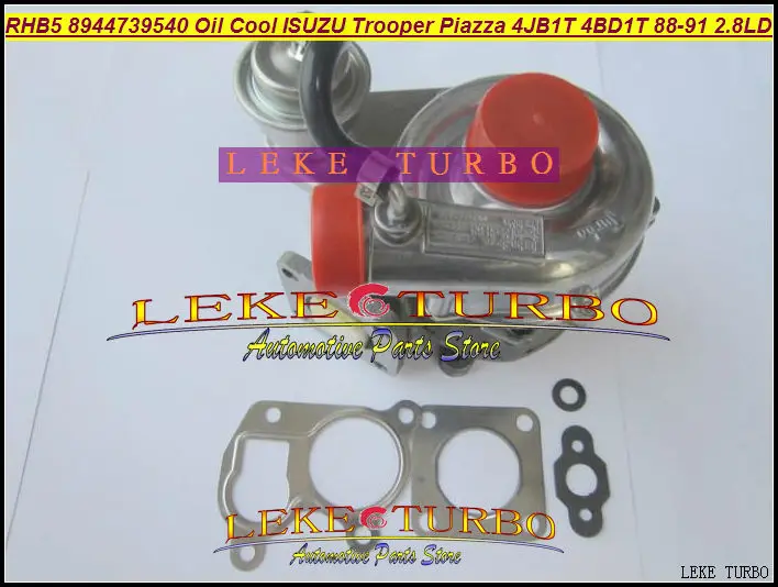 RHB5 8944739540 Oil Cooled Turbo Turbine Turbocharger For ISUZU Trooper PIAZZA Engine 4JB1T 4BD1T 1988-1991 2.8L D (4)