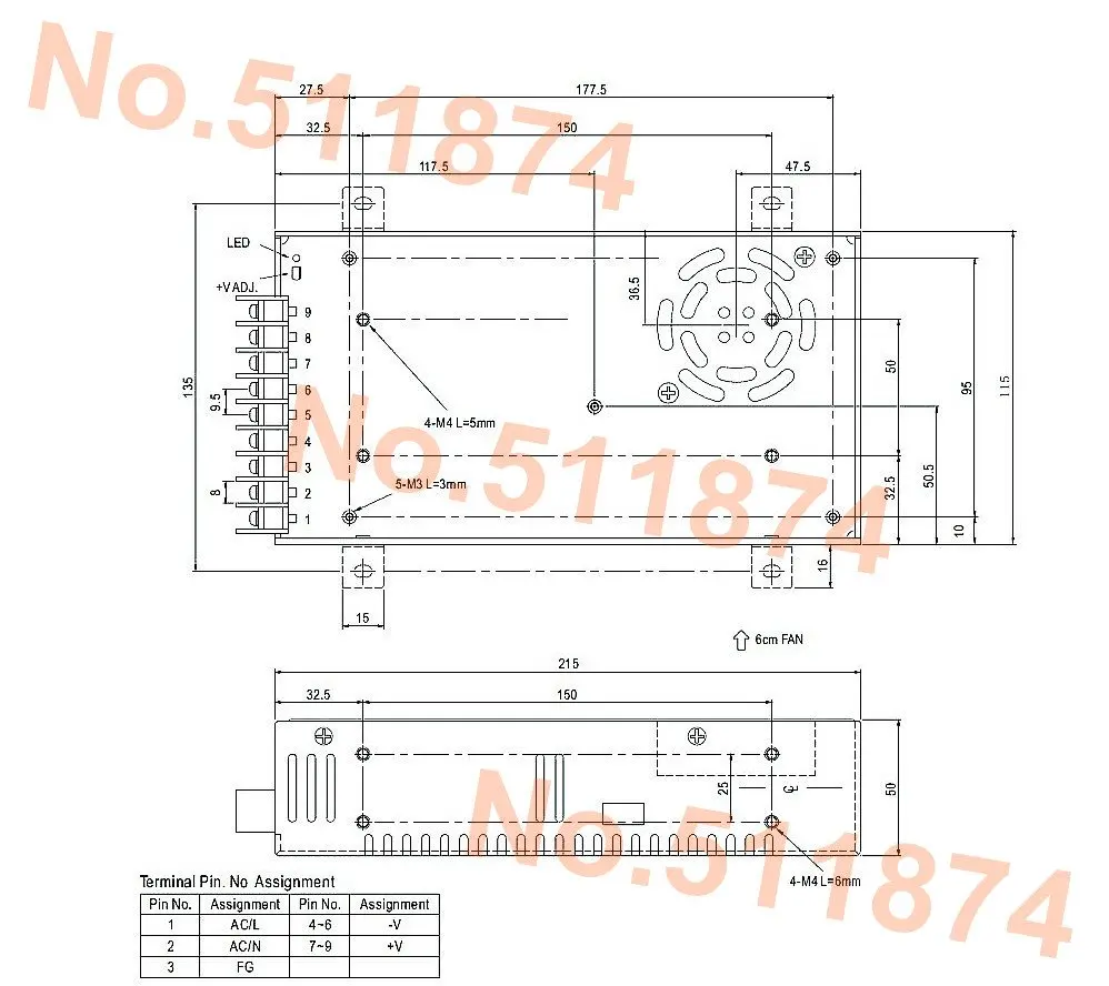 350W power supply 