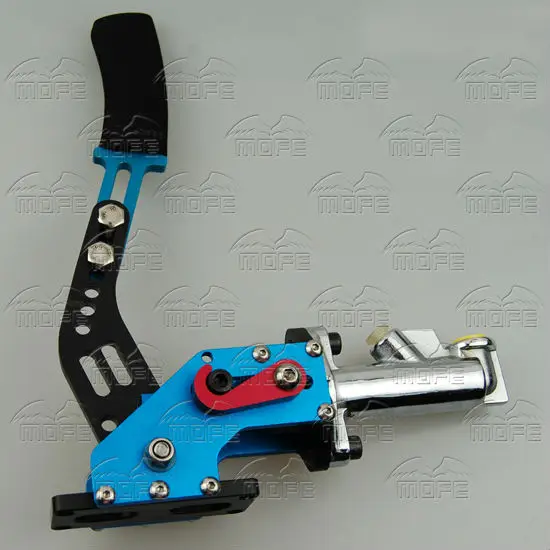 Universal Aluminum Adjustable Hydraulic Handbrake Hand Brake Vertical 0.75 inch Master Cylinder Drift Rally Blue DSC_0932 (2)