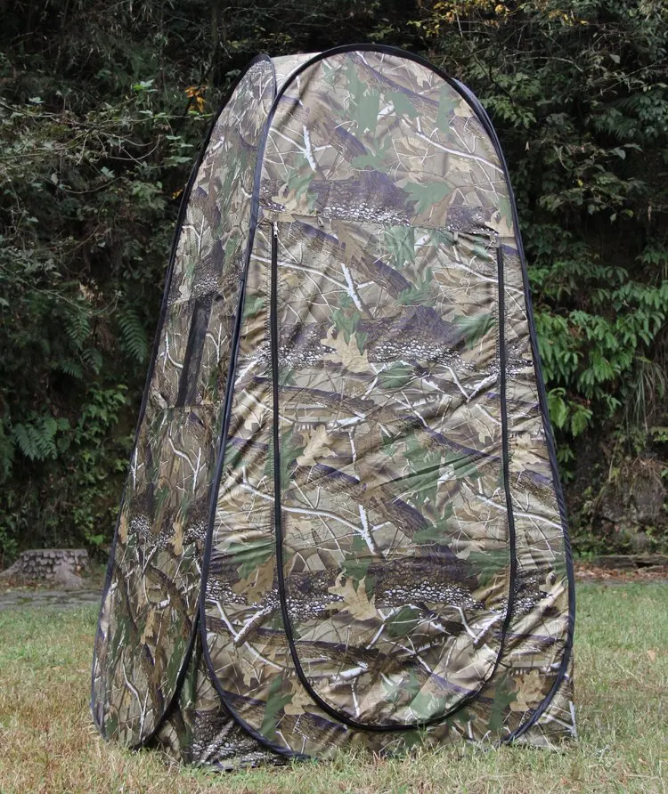 Tenda de Privacidade Banho para Acampamento uv ao ar Único Esconder! Portátil Banheiro Camping Montável Camuflagem - Função Livre Vestiário Fotografia no 2 para acampamento, portátil, banheiro, camping, montável, camuflagem