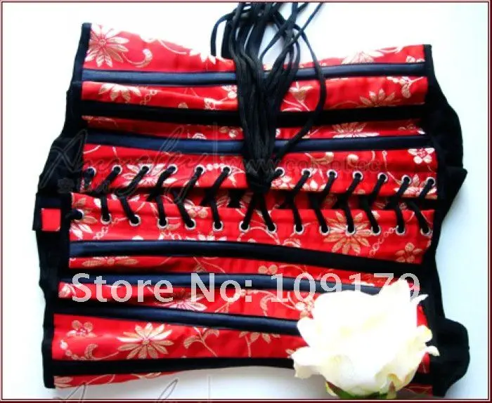 Four Layer Fast Slim 4 inches Off  Waist  Fully Steel Boned Strong Tight Lacing Waist Cincher Corset Bustier.jpg_.webp