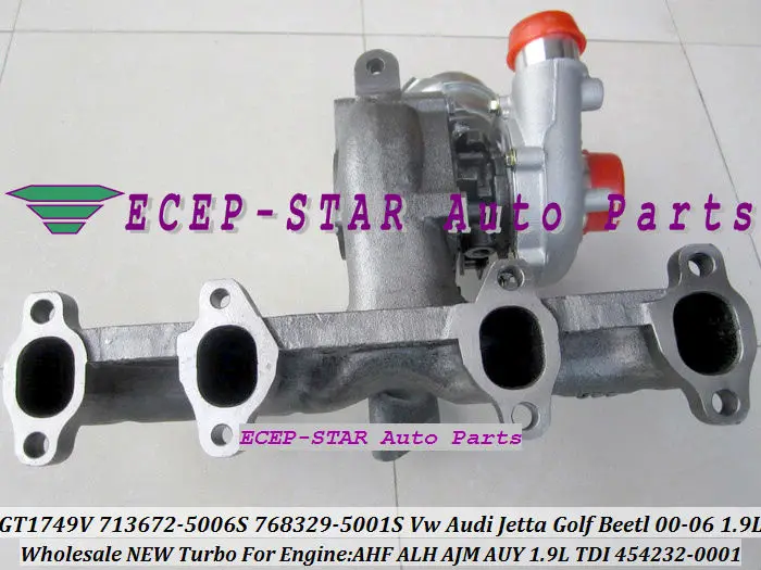GT1749V 713672 713672-5006S 768329-5001S 454232-0001 For VW AUDI Jetta Golf Beetl 2000-06 1.9TDI AHF ALH AJM AUY 1.9L TDI (5)