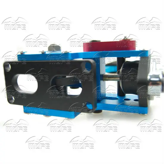 Universal Aluminum Adjustable Hydraulic Handbrake Hand Brake Vertical 0.75 inch Master Cylinder Drift Rally Blue DSC_0934
