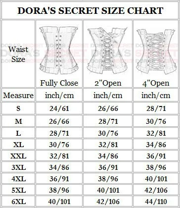 DORA SIZE CHART FINAL