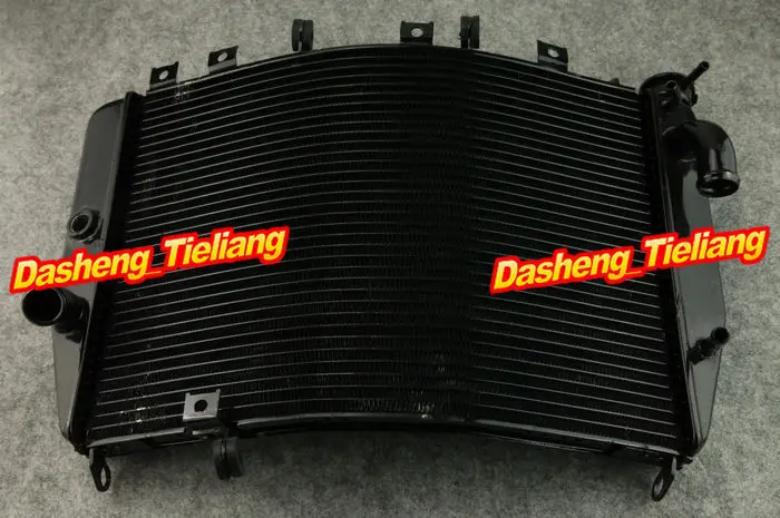 Cooling Radiator For Kawasaki 2000 2001 2002 2003 Ninja ZX9R ZX900F ZX-9R Black Aluminum