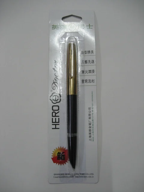 Guaranteed 100% Genuine HERO Fountain pen (616 Yellow set),Have security check code, Wholesale and retail