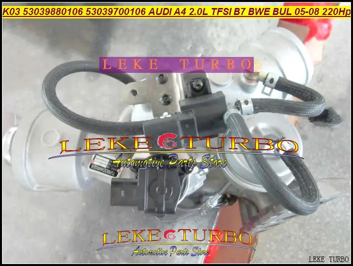K03 53039880106 53039700106 For Audi Cars A4 2.0 TFSI B7 2005-08 2.0L Gasoline BWE BUL 147KW turbocharger (4)