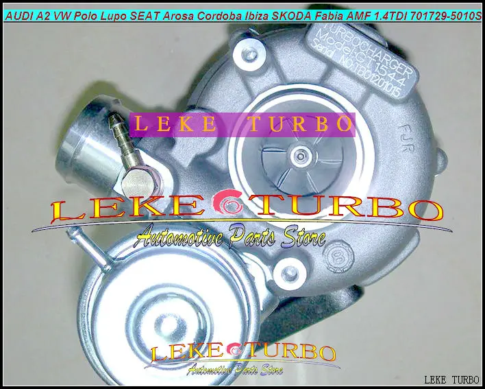 GT1544S 701729-5010S 701729 Turbo AUDI A2 VW Polo Lupo SEAT Arosa Cordoba Ibiza SKODA Fabia AMF 1.4TDI 75HP (3)
