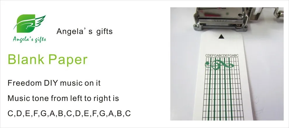 15 notes paper strip music box 4