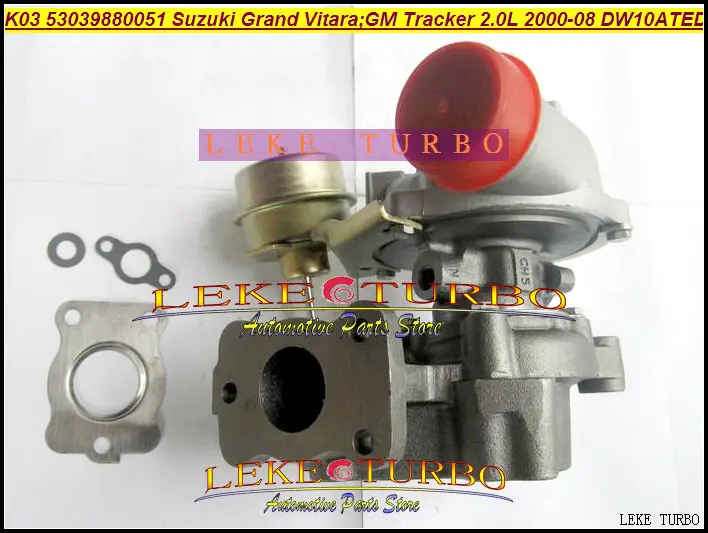 K03 53039700051 53039880051 ZY34027010 Turbo Turbocharger For GM Tracker Suzuki Grand Vitara 2.0L 2000-08 Engine DW10ATED 109HP (5)