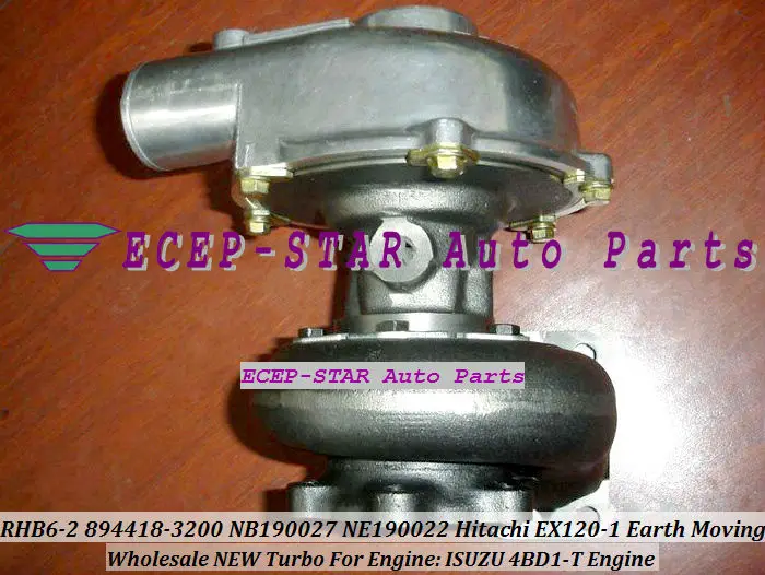 RHB6-2 8944183200 Turbo Turbine Turbocharger Fit For HITACHI EX120 EX120-1 with ISUZU 4BD1-T Engine (1)