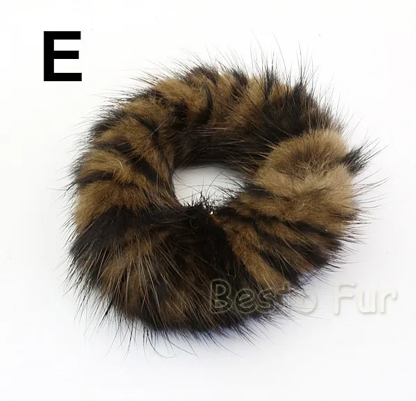 Mink fur hair tie_05