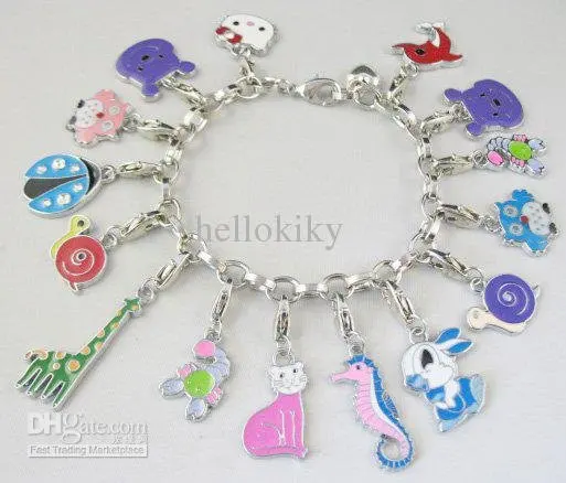 20pcs Fashion Enamel Animal Fruit Charm Chains Bracelets Free 20pcs Fashion Enamel Animal Fruit Charm Chains Bracelets Free Shipping In From Jewelry Accessories On Aliexpress Alibaba Group
