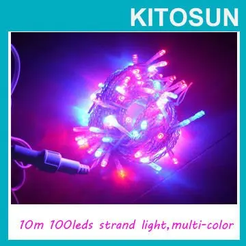 120V LED String Lights multi color