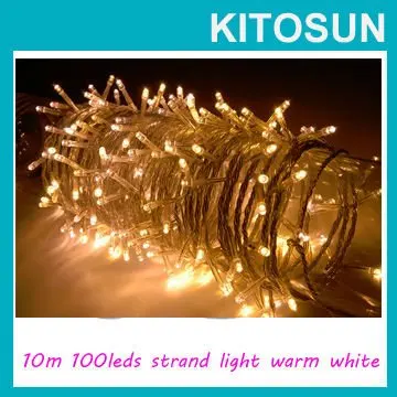 120V LED String Lights Warm White Kitosun