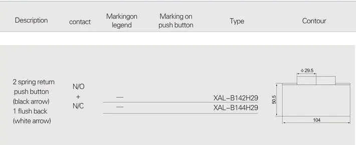 XAL-B222  Control box