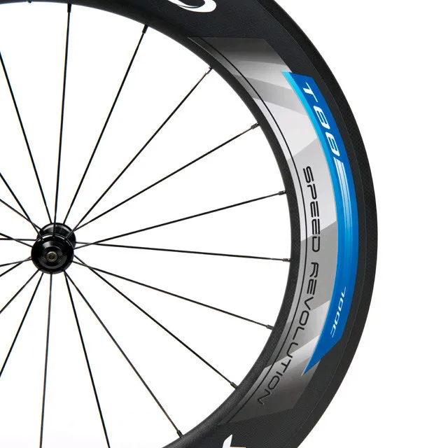 Sat U Shape 25mm Width Yoeleo Blue Clincher 88mm Depth 3k Matt Straight