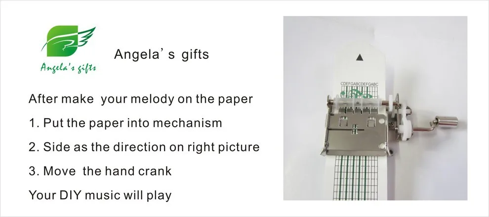 15 notes paper strip music box 7