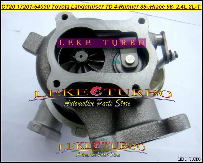 CT20 17201-54030 Toyota Landcruiser TD 4-Runner 1985-;Hiace 1998- 2.4L engine 2L-T turbocharger