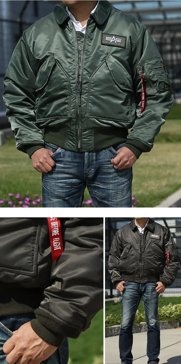 Authentic Alpha Cwu 45 P Pilot Short Cwu Pilot Jacket 3 Colors Xs Xl Military Army Swat Tactical Outdoor Sport Sport Van Sports Bra Front Closuresport Red Aliexpress