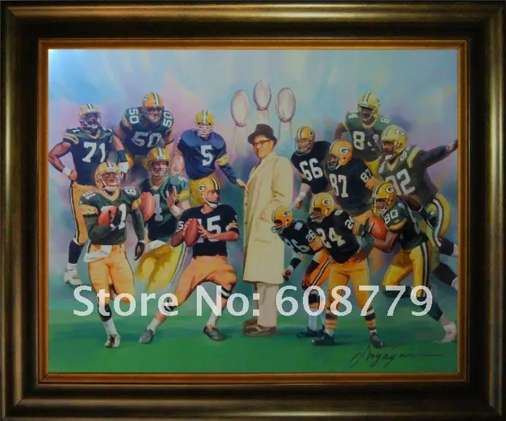 Green Bay Packers Oil Painting