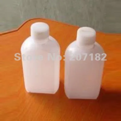 Free shipping (100sets/lot) 100ml PE translucent square bottle,sample bottle,liquid bottle,plastic bottle