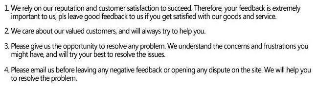 feedback