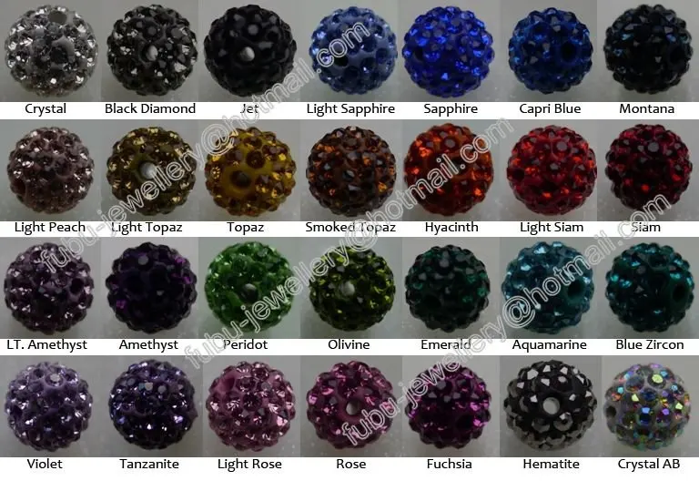 Free Shipping! 20pcs/Lot, Good Quality 10mm Siam Clay Shamballa Beads