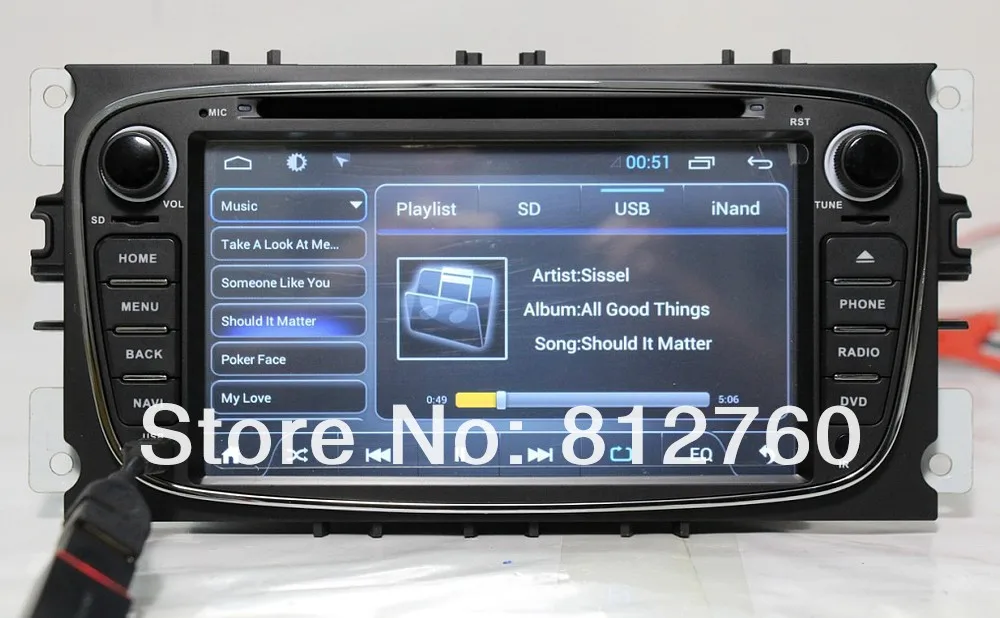 Flash Deal Quad Core Android 6.0 Car DVD for Ford Focus Mondeo S max C max with GPS Navigation Bluetooth WIFI 3G Audio Radio Stereo 8