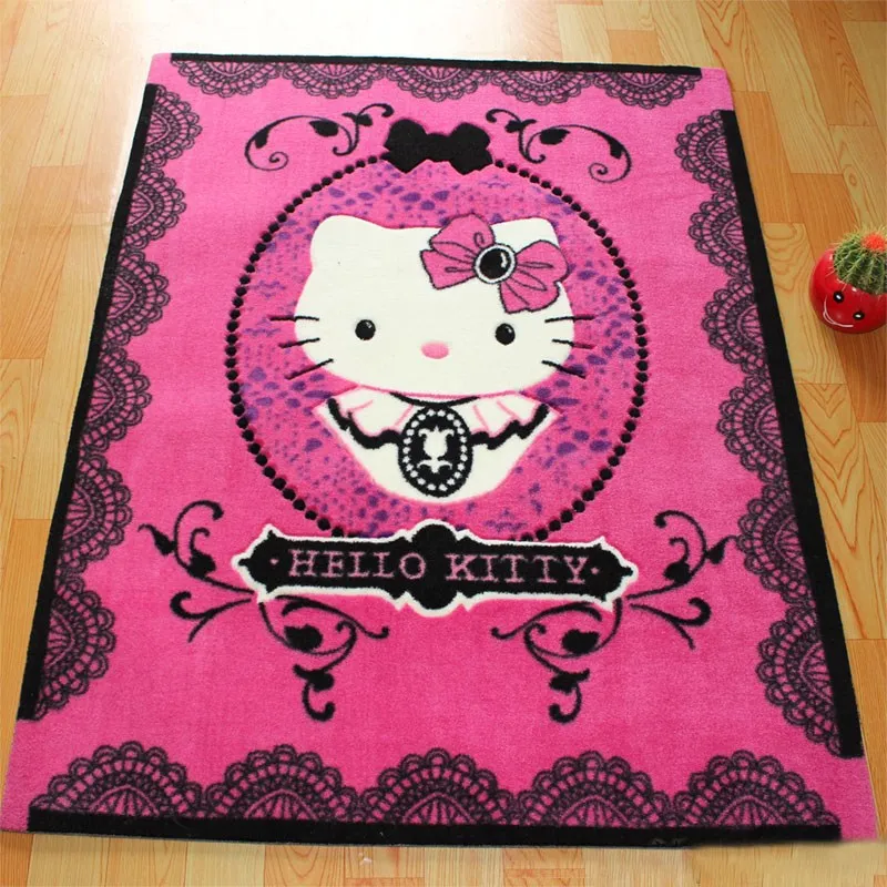 Free Shipping Hello Kitty Printed Cartoon Floor Carpet Acrylic Free Shipping Hello Kitty Printed Cartoon Floor Carpet Acrylic Larger Area Rug 100cm130cm39 37inch51