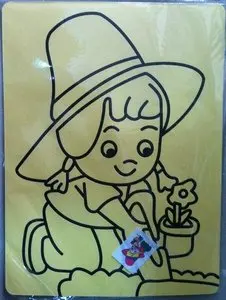 10pcs/lot, Color Sand art art painting set kit for children,WHOLESALE