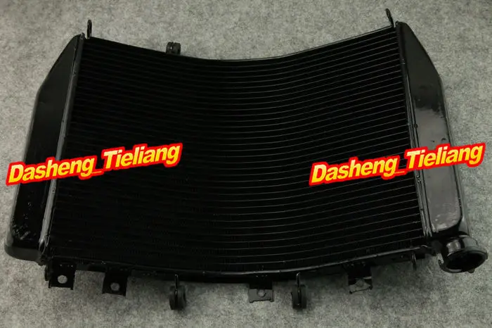 Cooling Radiator For Kawasaki 2000 2001 2002 2003 Ninja ZX9R ZX900F ZX-9R Black Aluminum