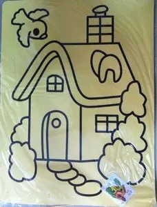 10pcs/lot, Color Sand art art painting set kit for children,WHOLESALE