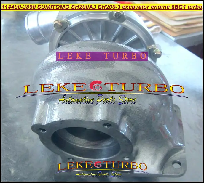 114400-3890 SH200-3 For SUMITOMO SH200A3 excavator engine 6BG1 Turbocharger (2)