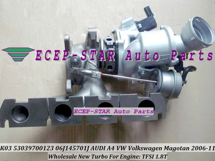 K03 53039880123 53039700123 06J145701J Turbo Turbocharger For AUDI A4 VW Volkswagen Magotan 2006-2011 TFSI 1.8T (7)