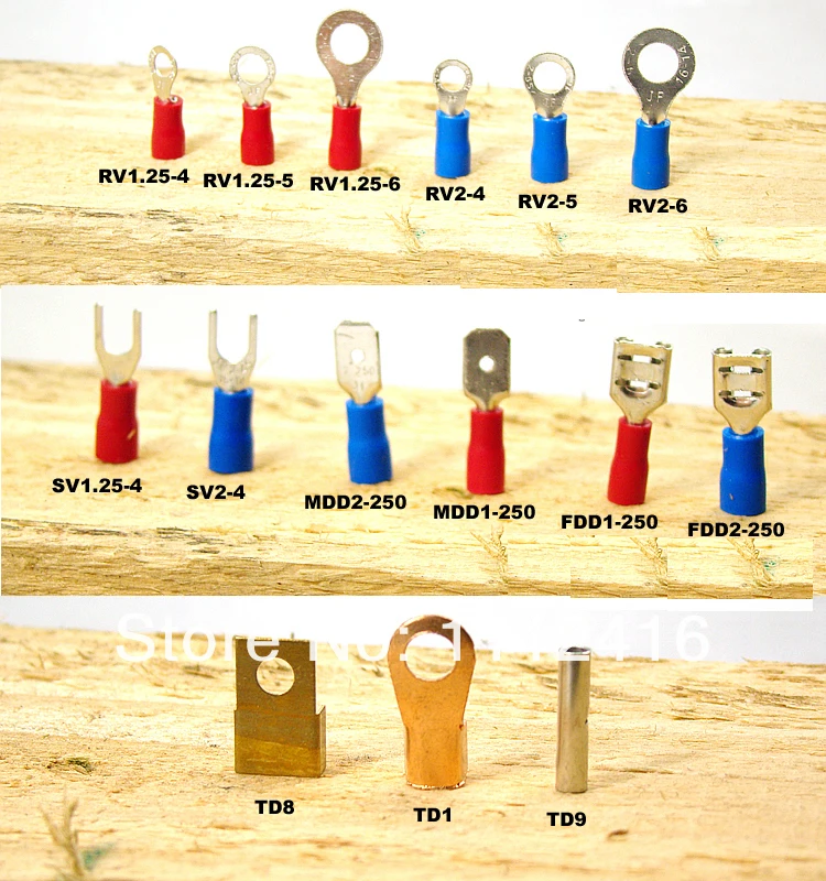 300 pcs 15 types Terminals 03-1