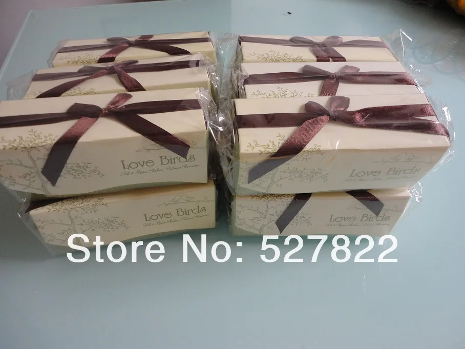Free shipping 40 pcslot=20 SETSLOT(1SET OF 2PCS),2013 Newest wedding favor, love bird salt pepper shaker by Fedex3.JPG