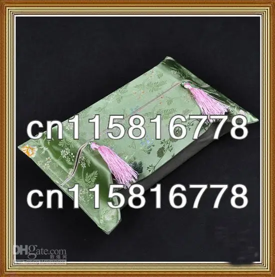 Rectangular Tissue Box Holder Unique 100% Silk Fabric High quality Tassel Crafts 50pcs/pack mix Free