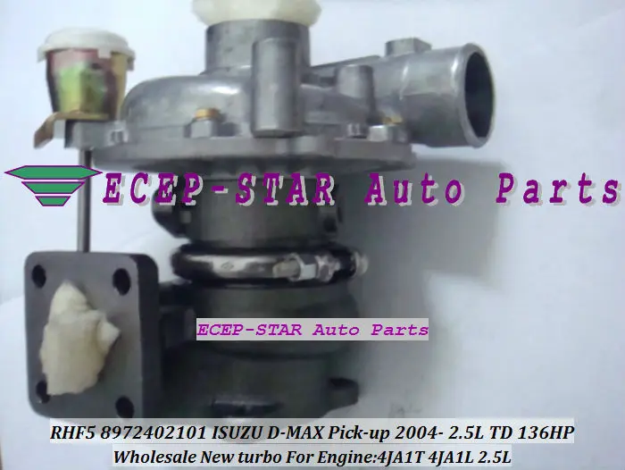 RHF5 8972402101 TURBINE turbocharger TURBO Fit For ISUZU D-MAX Pick-up 2004- 2.5L TD 4JA1T 4JA1L 136HP