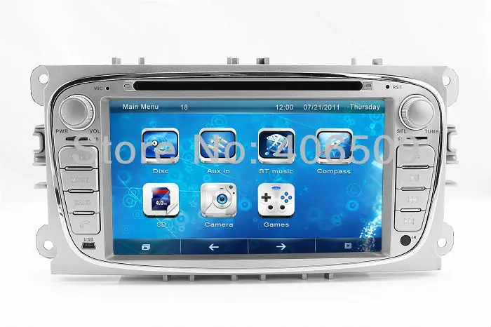 Clearance 7" Head Unit Car DVD Player for Ford Focus Mondeo S-Max Connect with GPS Navigation Radio BT Map USB AUX Audio Stereo SatNav 1 Clearance 7" Head Unit Car DVD Player for Ford Focus Mondeo S-Max Connect with GPS Navigation Radio BT Map USB AUX Audio Stereo SatNav 1