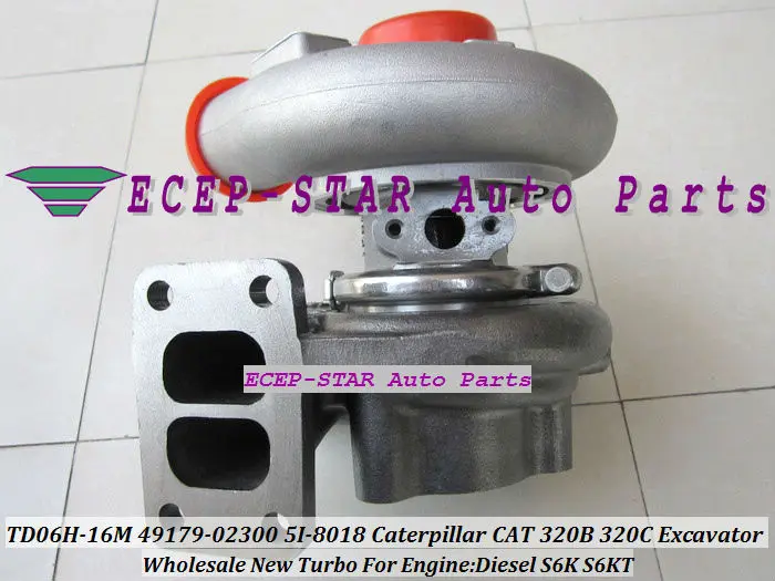 New TD06 TD06H-16M 49179-02300 5I-8018 5I8018 Turbo turbocharger Fit for Caterpillar CAT 320B 320C 320L Diesel S6K S6KT (1)