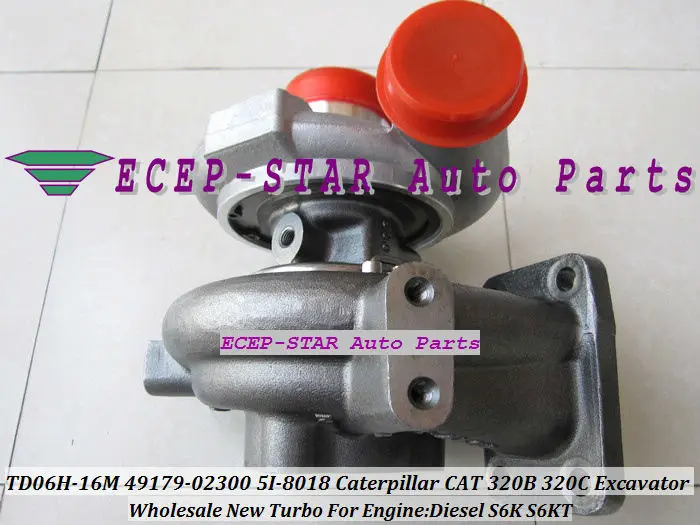 New TD06 TD06H-16M 49179-02300 5I-8018 5I8018 Turbo turbocharger Fit for Caterpillar CAT 320B 320C 320L Diesel S6K S6KT (2)