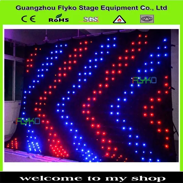 nigt club led curtain screen 2