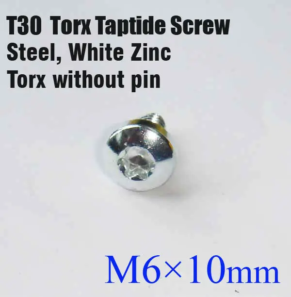 T30 torx taptite , Trilobular M6 * 10 , 100 T30 torx taptite , Trilobular M6 * 10 , 100