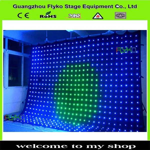 nigt club led curtain screen 6