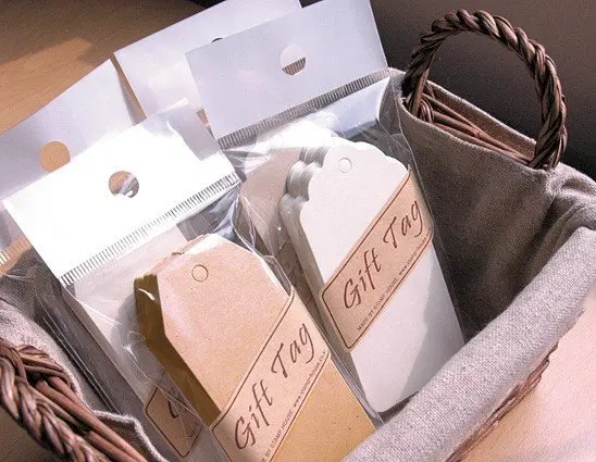 Wholesale White Blank price Hang tag Retro Gift Hang tag 500pcs/lot