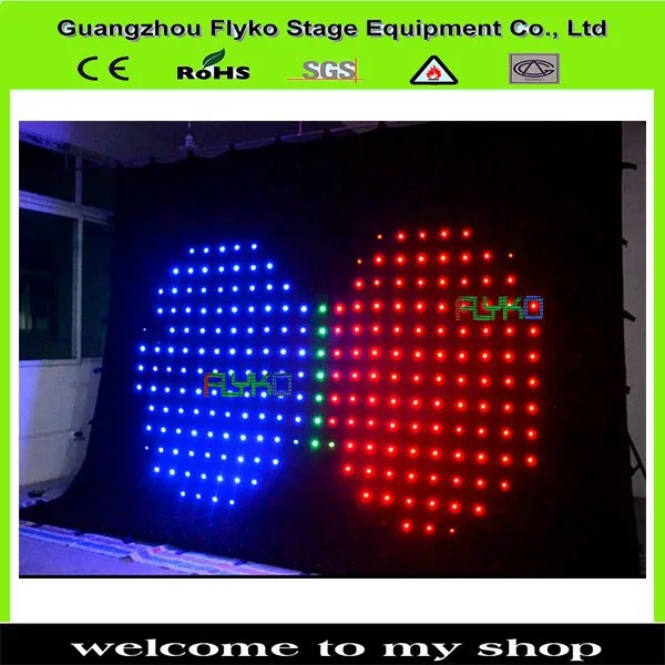 nigt club led curtain screen 3